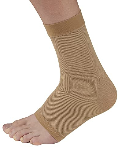 Solidea Cavigliera Firm Support Silver Ankle Band, Each