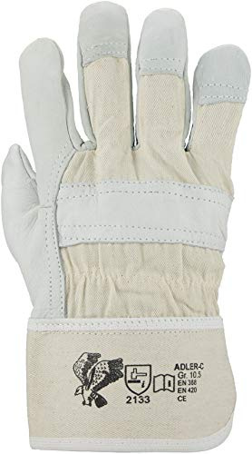 ASATEX Rindnarbenleder-Handschuh ADLER-C8, naturfarben, Gr. 8 (12 Paar)