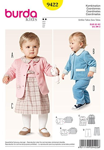 Burda Style Sewing Pattern B9422 Toddler's Co-ordinates