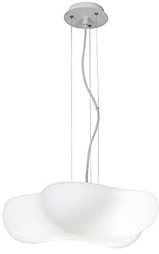 Mantra Iluminación. Modelo EOS. Lámpara de techo en forma de nube fabricado en acrílico acabado en color blanco