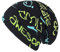 Wollhuhn Long-Beanie, Wende-Mütze, ganzjährig, COOL Music, M: KU 52/54 (ca 3-7 Jahre), COOL MUSIC schwarz / blau / grün
