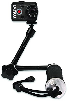 Veho Muvi 3-Way Monopod with Extended Arm for Muvi KX-Series | Muvi K-Series | Muvi HD | Muvi Micro - Black (VCC-A046-3HG)