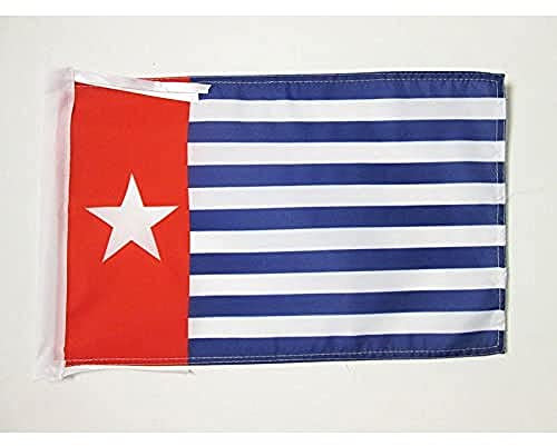 AZ FLAG - Flagge Papua Von Neuguineas - 45x30 cm Mit Kordel - Papuas Fahne 30 x 45 Cm - Flaggen