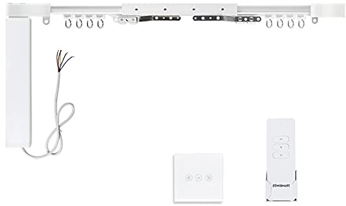 zemismart Automatische Vorhang System Vorhang Spuren motorisierten Rutsch-Schatten-Motor mit WiFi-Jalousien Schalter kompatibel Alexa Echo Sprachsteuerung von Google Home angepasste App-Steuerung (8)