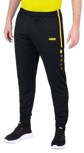 JAKO Active Trainingshose SchwarzGelb, 2XL Herren