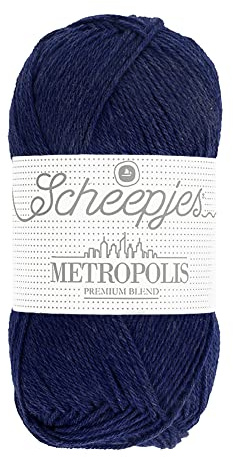 Scheepjes Metropolis 50g - 001 Bucharest, Blue & Purple Knitting Yarn