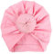 Susenstone Bonnet Bebe Fille Naissance avec Noeud Hiver Chaud en Coton Pas Cher A La Mode Chapeau Bonnet Enfant Fille Garcon Turban 0-6 Mois (0-6 Mois, Rose)