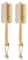 Healifty 2pcs Pumice Stone Brush Double Sided Pedicure Tools Hard Skin Remover for Hands Foot File Exfoliation
