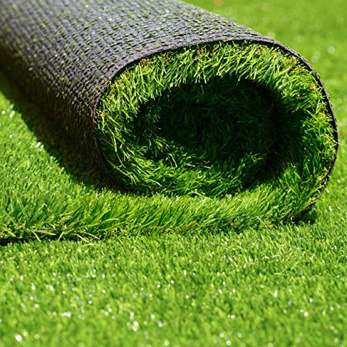 Harrier Kingston Luxury Artificial Grass - 35mm Pile Height 2m/4m Widths | Natural & Realistic Astro Turf | Premium Multi-Tonal Fake Grass for Garden/Outdoors (4, 5m)