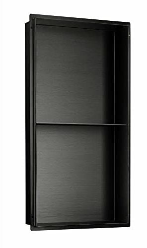 Wandnische aus Edelstahl NT306010X randlos mit Ablagefach - 30 x 60 x 10 cm (B x H x T) - Farbe wählbar, Farbe:Gunmetal…