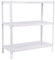 SimonRack Estanterias Almacenaje, 90x90x50 cm, (Al x An x LR), Estanteria Metalica, 3 Baldas, 70 kg de Punto Flexión, Acero Galvanizado, Blanco - Ecoclick