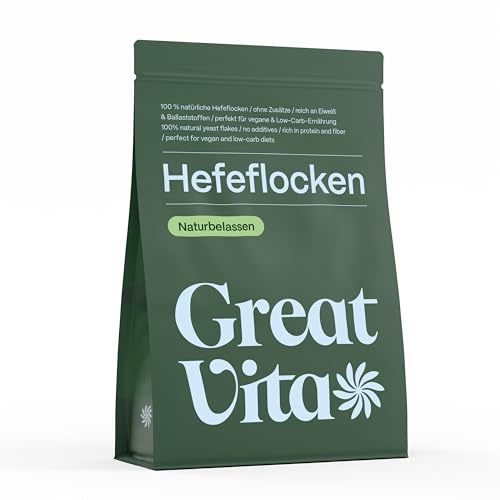 GreatVita Hefeflocken 400g naturbelassen