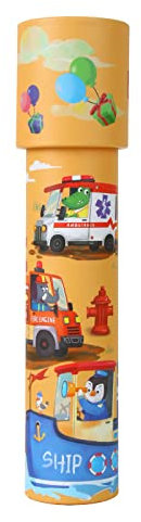 NOOLY Kinder Kaleidoskop Lernspielzeug für Kinder und Mädchen ZWHT0103 (1 Stück,Verkehr)
