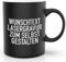 Geschenkfreude Kaffeetasse personalisiert mit Gravur - personalisierter Kaffeebecher - individuelle Tasse selbst gestalten - Tasse mit Name - personalisierte Kaffeetasse - schwarz 300 ml