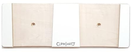 Clipboart ® Support mural vertical pour skis de tourisme Freerideski Carvingski avec une taille comprise entre 75 mm et 113 mm (blanc 115)