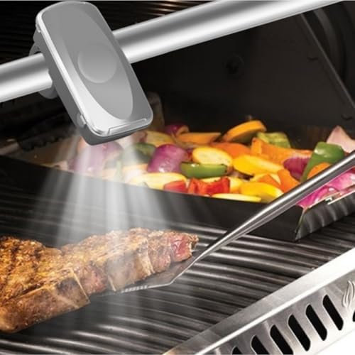 Rechargeable BBQ Handle Light with on-off Button Dual Lamp Beads Lighting Fits Weber, Traeger Grill