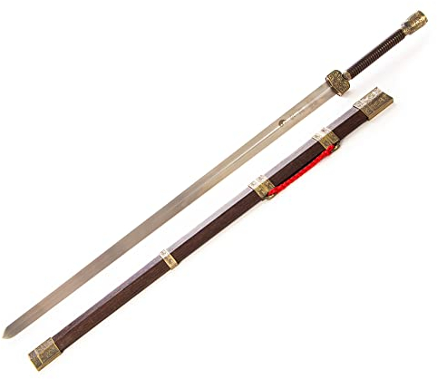 wu designs Chù Jué Taiji Jian - Tai Chi Wushu Kung Fu Chinesisches Schwert Trainingsschwert - Größe 5