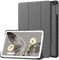 Trifold Tablet Cases for Google Pixel 11 inch Tablet 2023, Flip PU Leather Cover Case for Google Pixel Tablet 11 2023 Tablet Folio Full Hard Back Protective Stand Case (Grey)