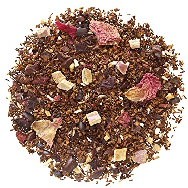 TEA SHOP - Rooibos Red Velvet 250g - 125 Tazas - Formato a Granel - En Hojas - Infusiones Sin Teína - Isotónico