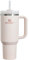 STANLEY Quencher H2.0 FlowState Stainless Steel Vacuum Insulated Tumbler with Lid and Straw for Water, Iced Tea or Coffee, Smoothie and More, Rose Quartz 2.0, 40oz