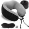EPROICKS Reisekissen Flugzeug Reise Nackenkissen, Memory Foam Nackenhörnchen Erwachsene für Flugzeug, Zug, Auto, Büro, Camping, Reise Gadgets