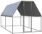 Chaduof Outdoor-Hühnerkäfig, Hühnerstall, Hühnerhaus, Kaninchenstall, Hühnerauslauf, Wachtelstall, Wachtel Zubehör, 2x4x2 m Verzinkter Stahl