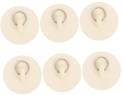 Amosfun Lot De 6 D'évier en Caoutchouc Résistant Aux Taches Faciles À Utiliser pour Sceller Les Drains Et Remplir Les