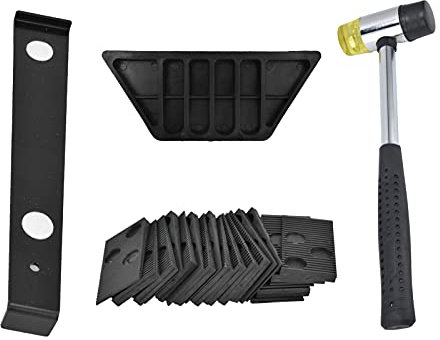 Holigie Flooring Tools Laminat-Bodenbelag-Werkzeuge Ausgezeichnetes Laminat-Bodenbelag-Installationsset für die Hausdekoration, Massivholz-Verbundholzboden