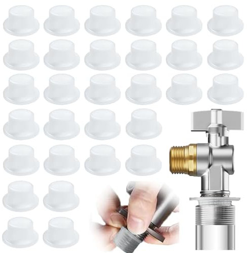 MOVYEE 30 Stück Auslaufsichere Dichtung Wasserhahn,Silikondichtung für 1/2 inch Wasserhähnen Ventil,Hohe und Niedrige Temperaturbeständigkeit