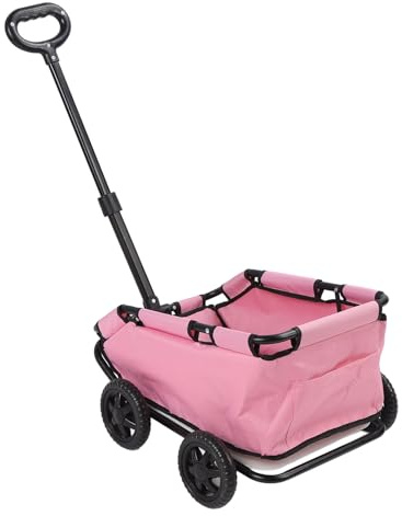 Hundebuggy für Kleine Hunde, Faltbarer Haustierbuggy mit 4 Rädern, Katzenwagen, Hundebox, Tierbuggy, Katzenbuggy, Haustier Transport bis 12,9 kg