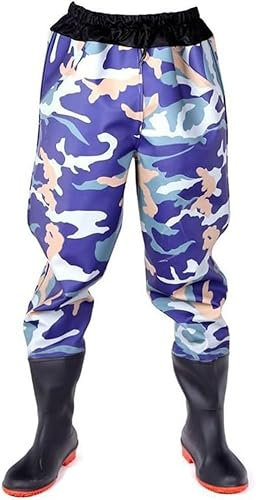 WXF86djl Unterwasser Angelhosen, Hüfthosen, Herren- und Damenhosen, Hüfthosen, tragbare Angelhosen(43 EU)
