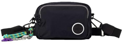 Munich Damen Deep Recycled Fw25 Crossbody Camera C/Black Taschen und Rucksäcke, Schwarz