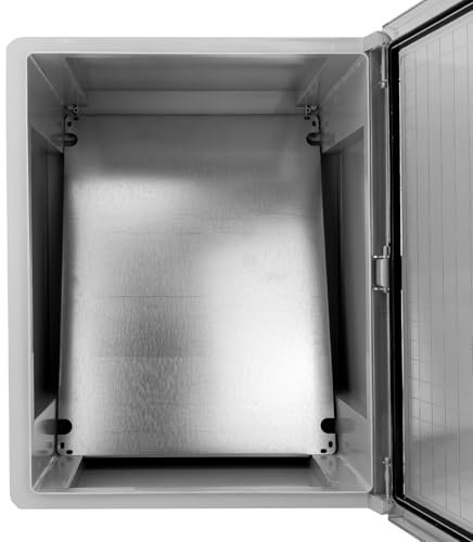 TP Electric Leergehäuse Schaltschrank Gehäuse Mit Transparenter Tür Aufputz Verteilerschrank IP65 IK10 400 x 500 x 240 mm