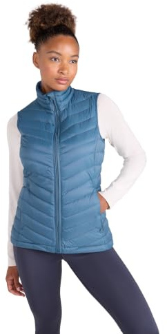 Mountain Warehouse Featherweight Daunen-Steppweste für Damen - Leicht, Weste mit Transportbeutel, wasserfest, Perfekt für Frühling, Sommer