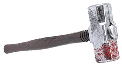 HEMOTON Toy Hammer Halloween Party Prop Prank Hammer for Prank Lightweight and Safe for Decor