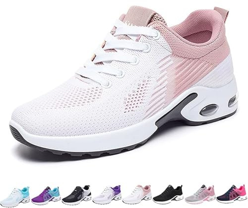 Orthopädische Schuhe Damen Sneaker Herren Walking Trainers Shoes Plantarfasziitis Fersensporn Handsfree Slip On Lightweight Comfortable Increased Cushioning and Relief Outdoor Walkingschuhe