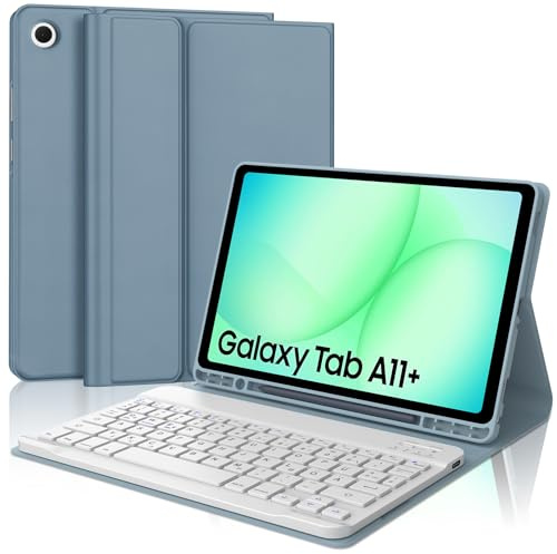 Occtingkind Für Galaxy Tab A11+ 11 (2025) Hülle mit Tastatur QWERTZ