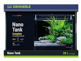 Dennerle Nano Tank Complete, 35 Liter - Nano Aquascaping Aquarium | 40 x 32 x 28 cm, für Aquascaping geeignet, kompakte Nano-Ausführung