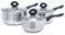Buckingham Set of Three Saucepans 16 cm/ 1.6 L, 18 cm/ 2.3 L, 20 cm/ 3.2 L
