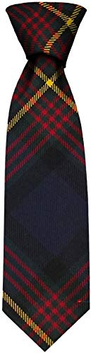 I LUV LTD Gents Neck Tie Muir Modern Tartan Lightweight Scottish Clan Tie