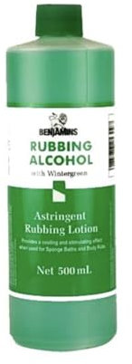 Benjamins Rubbing Alcohol With Wintergreen 500 Ml