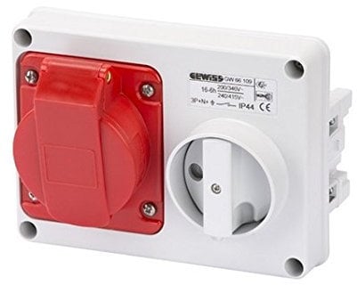 Gewiss GW66109 cassetta di scarico Rosso