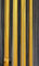 Kaikoon Fadenvorhang Fadenstore Vorhang schwarz - gelb 90 cm x 240 cm (BxH) Flagge Fanshop