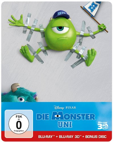 Die Monster Uni - Steelbook (+ 2 BRs) [3D Blu-ray]