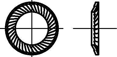 Dresselhaus Sicherungsscheiben Form S 73182100 geschwärzt 4 mm 1000 Stück