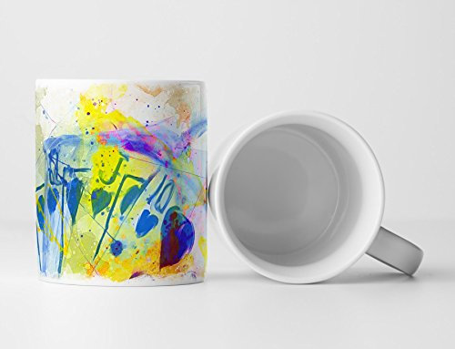 Poker Tasse als Geschenk, Design Sinus Art