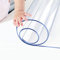 Alfombrilla de plástico transparente de 14 x 24 pulgadas, protector de mesa de PVC transparente, protector de mesa, tapete antiarañazos, protector de mesa de cristal, impermeable, fácil de limpiar