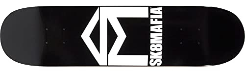 Sk8Mafia House Logo Skateboard, für Erwachsene, Unisex, Schwarz