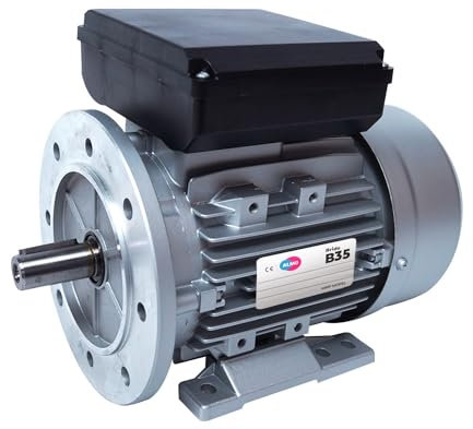 Moteur électrique 220 V Simple Condensateur Mmp90s2b35 2,2 Cv Moteur Monophasé 1,5 Kw 3000 Tr/min Bride B35