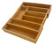 Range-couverts extensible en bambou - 47 x 43 x 6,3 cm